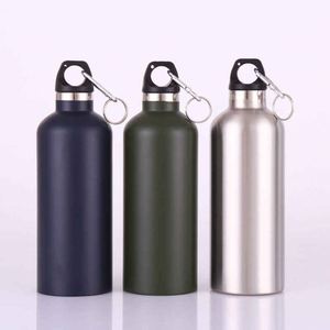 Stainless Steel Vacuum Tumbler Straight Cup Thermal Insulation Travel Water <b>Bottle</b> With Lid Minimalist Design - Product Image 3