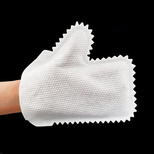 Disposable Cleaning Gloves Non Woven Fabric Diamond Texture Wet Dry Use Household Kitchen Cleaning Glove - Product Image 2