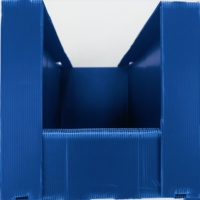 Boîte en plastique ondulé PP recyclable certifiée ISO de la marque Seastar, empilable, réutilisable, étanche, vente en gros d'usine