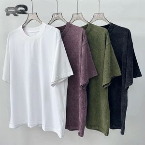 T-shirt personnalisé pour homme, style vintage flocon de neige, 100% coton, coupe ample, haut d'été, style américain, design vierge, manches courtes - Product Image 2