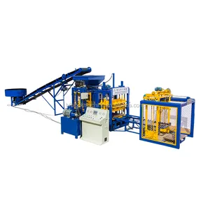 QT 4-16 máquina de fabricación de bloques automática completa de paleta de madera máquina de fabricación de bloques de máquina para hacer bloques de hormigón
