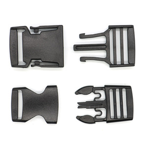 Boucle en plastique pour poussette de bébé A114 32mm A134 26mm, attaches noires, accessoires pour sacs - Product Image 1