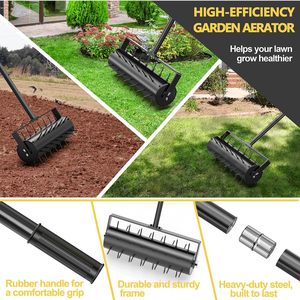 Aeratore Manuale per Prato da 16 Pollici OEM, Strumento per <span class=keywords><strong>l</strong></span>'Aerazione del Terreno, Attrezzo per la Cura del Prato e del Giardino - Product Image 3