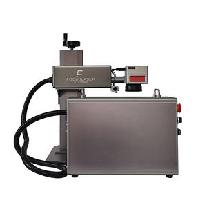 Machine de gravure et de marquage au laser à fibre Raycus JPT, logiciel EZCAD compatible avec Lightburn AI DXF, métal, acier, or, argent, pierre - Product Image 1