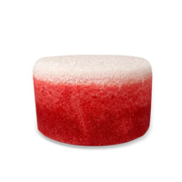Éponge de savon colorée de forme ronde rectangulaire à effet de formage riche en performances OEM