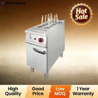 Machine de cuisson automatique de nouilles au gaz commerciale, armoire en acier inoxydable robuste, chaudière 11KW NG/GPL, 8 paniers, nettoyage facile