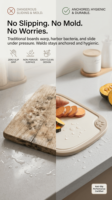Gepatenteerde Waldo Schattige Kattenpoot Plastic Snijplank Volledig Omrand Antislip PP TPE 10mm Dik Herbruikbaar Huis Hotel Restaurant