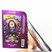 Etiqueta Adhesiva Personalizable, Removible, Metalizada, de BOPP, Vinilo, PET, Resistente al Agua, con Adhesivo Fuerte, para Bebidas