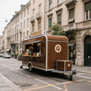 OEM Mobile With Full Kitchen Fast Trailer Stainless Steel Hotel Food Truck - Product Image 3