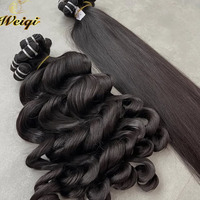Prix de gros Lot de mèches de cheveux humains bruts doublement étirés, qualité 12A, ondulation lâche, 10-30 pouces, origine Vietnam