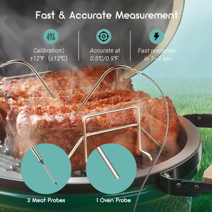 INKBIRD ISC-027BW Contrôleur de température Wi-Fi pour barbecue, contrôleur de ventilateur de fumoir automatique, <span class=keywords><strong>thermomètre</strong></span> de grill avec 4 sondes - Product Image 4
