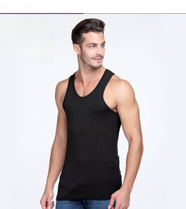 LA002 Lenzing مشروط تنفس الرجال لينة سترة اللياقة البدنية الرياضة عارضة المنزل تانك أعلى في المخزون مصنع الصينية انخفاض سعر حار بيع - Product Image 4