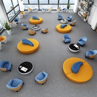 Modernes Design Sektionales Büromöbel-Set, Bibliotheksmöbel, Wartebereich-Sitzgarnitur