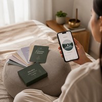 Impression personnalisée de cartes d'affirmation post-partum OEM – Service de jeu de cartes pour jeunes mamans pour marques de maternité (vente en gros)