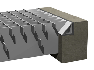 Galvanizli ızgara/yan duvar çelik ızgara 400/600/basın-kilitli çelik ızgara - Product Image 3