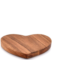 Sous-verres en bois faits à la main de haute qualité, porte-sous-verres en forme de cœur, décoration de table pour la Saint-Valentin, articles de cuisine, tapis et coussinets, vente en gros au Vietnam
