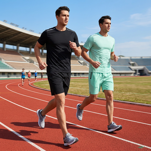 <span class=keywords><strong>Pantaloncini</strong></span> da Palestra Unisex di Alta Qualità, Asciugatura Rapida, Traspiranti, Antibatterici, per Fitness e <span class=keywords><strong>Calcio</strong></span>, con Elastico in Vita, Estivi, per Uso Quotidiano - Product Image 2