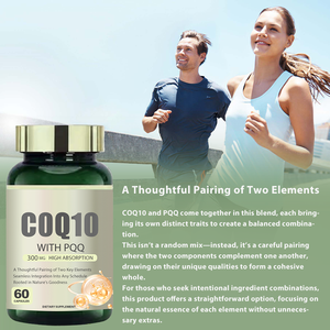 Suplemento de Coenzima Q10 + <span class=keywords><strong>PQQ</strong></span> 300 mg, una Mezcla Cuidadosamente Elaborada de Dos Ingredientes Clave, un Tesoro Natural - Product Image 2
