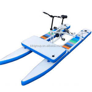<span class=keywords><strong>Promo</strong></span> Custom ized Aufblasbares Wasser-Fahrrad pedal für eine Person SUP Bike CE-zertifiziert 400kg Tragfähigkeit QIQU Brand Lake & Sea & Pool - Product Image 6