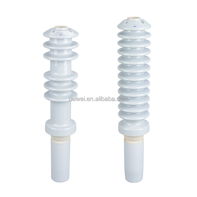 HV 25KV 36.2KV <strong>transformer</strong> porcelain insulator <strong>bushing</strong> custom made manufacturer