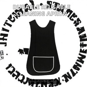 Delantal de Limpieza Comercial Reutilizable, Duradero, Lavable y Ecológico con Mangas Protectoras para Hoteles y Cocina Doméstica - Product Image 2