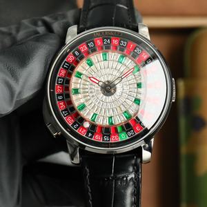 Jacob Co High Complication Masterpieces <b>Casino</b> Tourbillon <b>Watch</b> Mechanical Movement Crystal Pointer Baguette Diamond Roulette - Product Image 2