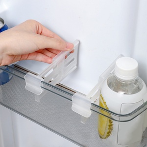 <b>Plastic</b> Transparent Separable <b>Food</b> Storage Box Refrigerator <b>Food</b> <b>Container</b> Supplies Kitchen Storage With 2 Clapboards - Product Image 4