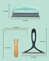 Grattoir à poussière Hairball Nettoyant réutilisable Vêtements Tapis Portable Pet Hair Lint Remover