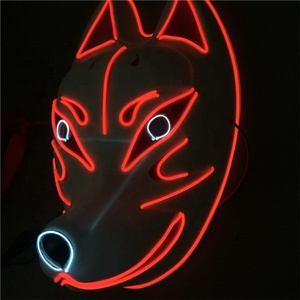 Halloween et Les Fêtes Costumées Fournitures MENÉ Rougeoyant Néon <span class=keywords><strong>El</strong></span> Masque D'animal - Product Image 2