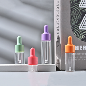 Botellas de Muestra Delgadas WOGU de 5 ml, 10 ml, 15 ml, 20 ml, Rojo, Verde, Azul, Rosa, Envase Cosmético de Esencia, Botella de Vidrio con Gotero para Aceite Esencial - Product Image 5