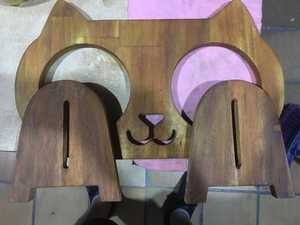 Custom Made Wooden Dog and Cat Serving Bowl Trays Ideal for Pet Accessory Stores for Resale - Product Image 3
