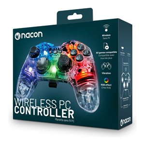 เกมแพด Nacon สำหรับพีซี รุ่น PCGC แบบมีสาย พร้อมมอเตอร์สั่นสะเทือน 200W และไฟ RGB - Product Image 2