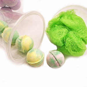 핫 세일 OEM 프라이빗 라벨 핸드메이드 배쓰볼 버블 피지 천연 성분 밀크티 컵 미니 배쓰밤 릴랙싱 - Product Image 4