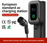 Station de recharge domestique de type 2 pour véhicules à énergie nouvelle, 7 kW, 32A, AC 220V, chargeur mural intelligent commercial