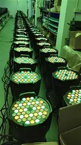 200w Dmx 제어 54pcs Led Rgbw 파 Dj 디스코 클럽 파티 조명 무대 워시 효과 조명 전문 Led 파