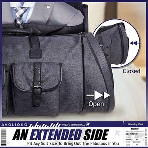 Trolley porta abiti borsoni Custom Logo business business portabagagli bagagli bagagli bagaglio a mano <span class=keywords><strong>con</strong></span> ruota - Product Image 4