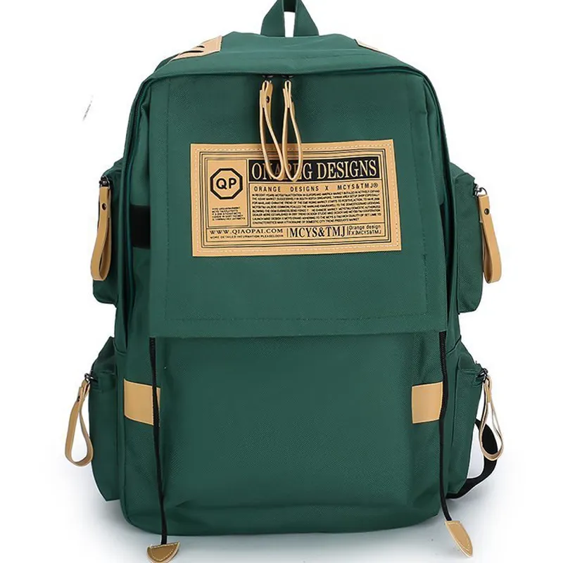 ZR293 New Schoolbag Backpack High Capacity Unisex Computer Bag High School Students Harajuku Style Backpack Trend