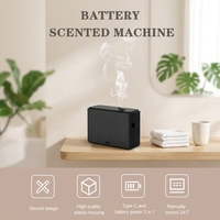 Diffuseur d'arômes sans eau à deux fluides, système de diffusion à batterie, 50 ml, bouteille en plastique USB, diffuseur d'huile mural mini, garantie 1 an, vente en gros