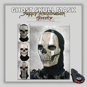 Unisex Horror <span class=keywords><strong>Ghost</strong></span> <span class=keywords><strong>Skull</strong></span> <span class=keywords><strong>Mask</strong></span> Cosplay Latex Headgear para Halloween Party Masquerade Prop Realizar con estilo - Product Image 2