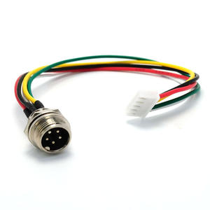 GX16 GX12 enchufe de aviación a prueba de agua XH2.54 conector de Cable de Terminal 2/3/4/5/6/7/8/9/10 pines Cable de enchufe de aire plano trenzado - Product Image 4