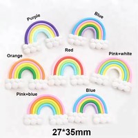Mini flatback résine breloques dessin animé cabochon flatback artisanat ornements crème colle décorations bricolage accessoires pour phonecasesshoes