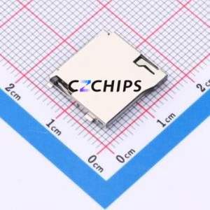 TF-012 SD Card / Memory Card Connector SMD Connector Self-Return Type MicroSD Card (TF Card) Card Holder 2mm - Product Image 1