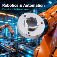 Composant métallique circulaire usiné sur mesure de précision pour des applications potentielles d'assemblage d'équipements d'automatisation industrielle
