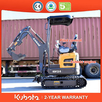 Mini Excavadora de Alta Eficiencia de 1.2 Toneladas, Excavadora Pequeña de 7 Toneladas, Sistema Hidráulico Hengli, Certificación EAP, Minipelle de 2 Toneladas