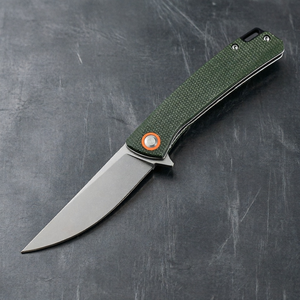 <span class=keywords><strong>Couteau</strong></span> de poche pliant léger 71g avec lame en acier D2 et manche en Micarta, 180mm, fin, pour bricolage, camping, randonnée, outil utilitaire, cadeau - Product Image 4