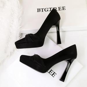 Zapatos de Tacón Ultra Alto de Moda para Mujer, Sandalias con Punta Abierta y Correa de Cuero Patentado para el Verano, Sexy para Discoteca - Product Image 6