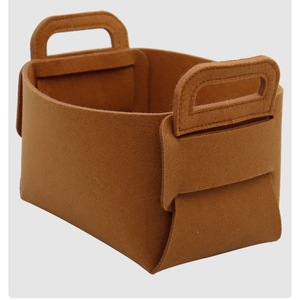 Giỏ lưu trữ nỉ có thể gập lại có tay cầm cho phòng ngủ, văn phòng, nhà trẻ-Nhà tổ chức đồ giặt và đồ chơi đa năng - Product Image 1