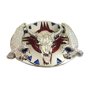 El Customizing venta al por mayor de bronce reunión occidental oro rosa cinturones y hebillas - Product Image 3