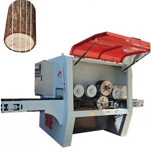 Scie circulaire multi-lames pour le sciage de bois rond, machine à dégaucher les billes de bois - Product Image 1
