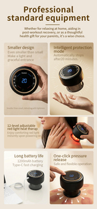 Phenitech-Smart <span class=keywords><strong>Cupping</strong></span> <span class=keywords><strong>Therapy</strong></span> Massager Terapi Cahaya Merah untuk Meredakan Nyeri Terkhusus, Kekakuan, Nyeri Otot - Product Image 4